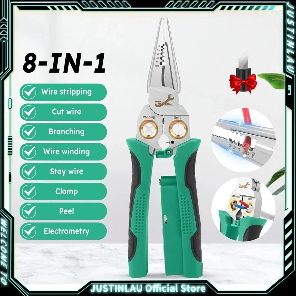 8-In-1 Electrician's Wire Stripper